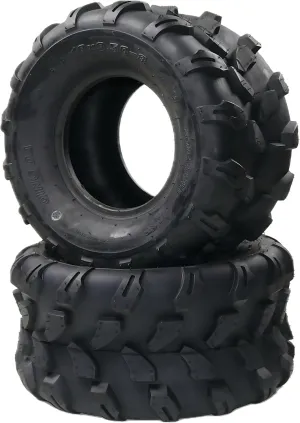 19x7-8 ATV Tires (Pack of 2, Tubeless) - 4-Ply Durable AII-Surface Tire for Sport ATV/UTV & Go Karts, Superior Traction, Smooth Ride, Ideal for Off-Road, Trail, Rock & Desert Adventures