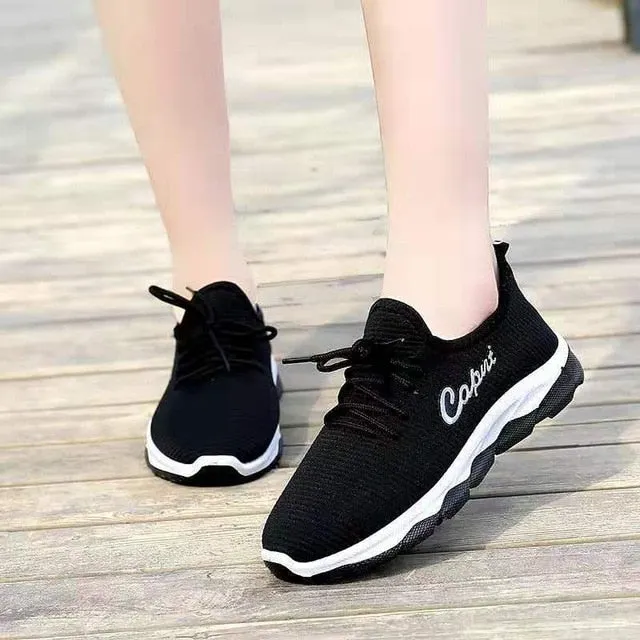 2020 New Spring Women Casual Shoes Breathable Mesh Platform Sneakers Women New Fashion Mesh Sneakers Shoes Woman Tenis Feminino
