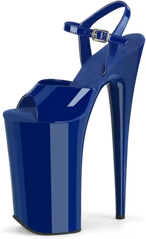26CM Nightclub Waterproof Platform Thin Heels High Heels Stage Model Steel Pipe Dance Large Size Women's Sandals
