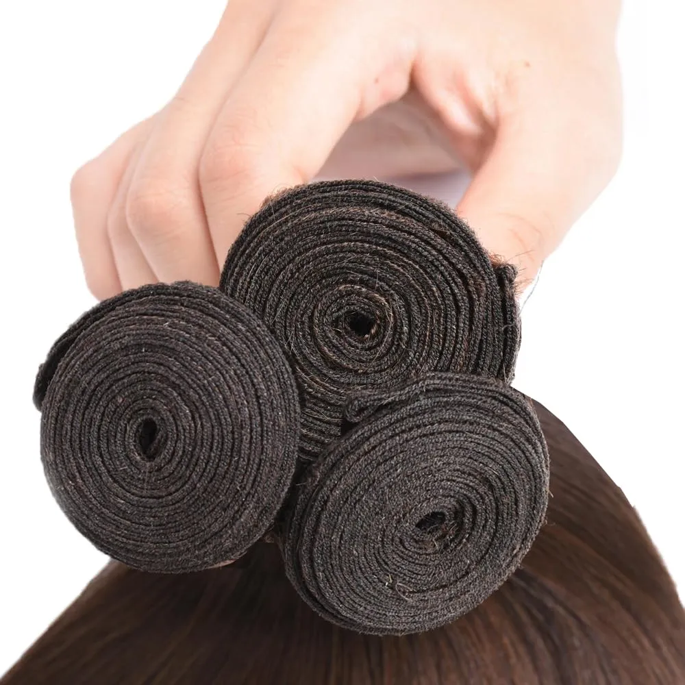 #4 Brown Bundles Human Hair Body Wave Bundles 22 22 22 Inch Chocolate Unprocessed Brazilian Virgin Hair 3 Bundle 50 Gram Per Bundle Deals Quick Weave Hair Extensions