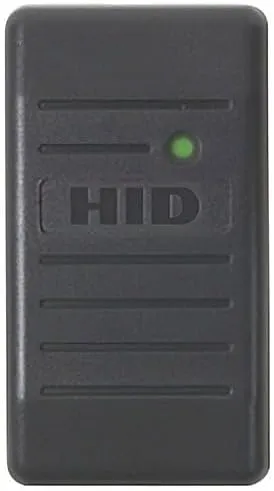 6005BGB00 ProxPoint Plus Proximity Reader with Wiegand Output, Pigtail, Beep On, LED Normally Red, Reader Flashes Green on Tag Read, Classic Charcoal Gray