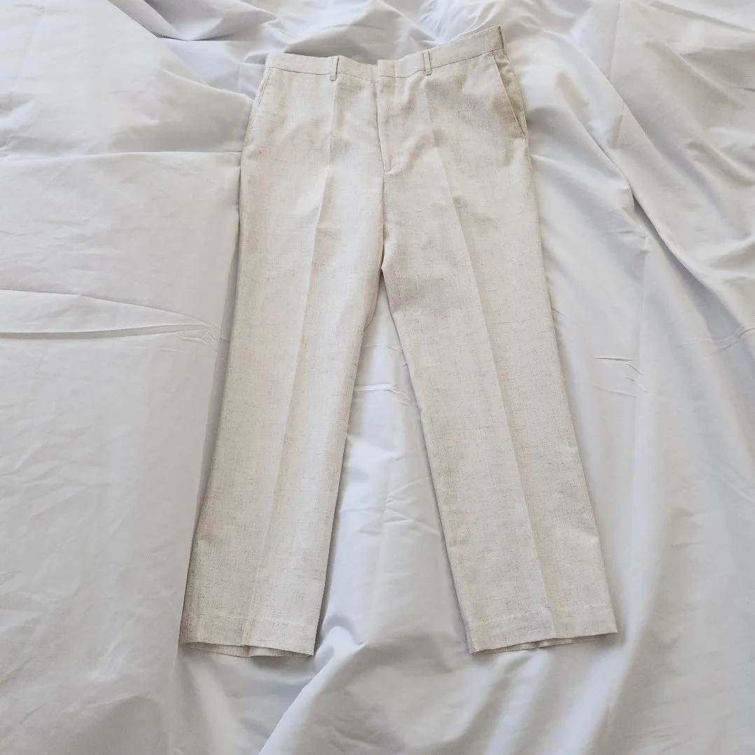 90s Cream Lightweight Summer Suit