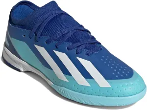 adidas Soccer X Crazylight.3 Indoor (Little Kid/Big Kid) Bright Royal/White/Solar Red 11 Little Kid M