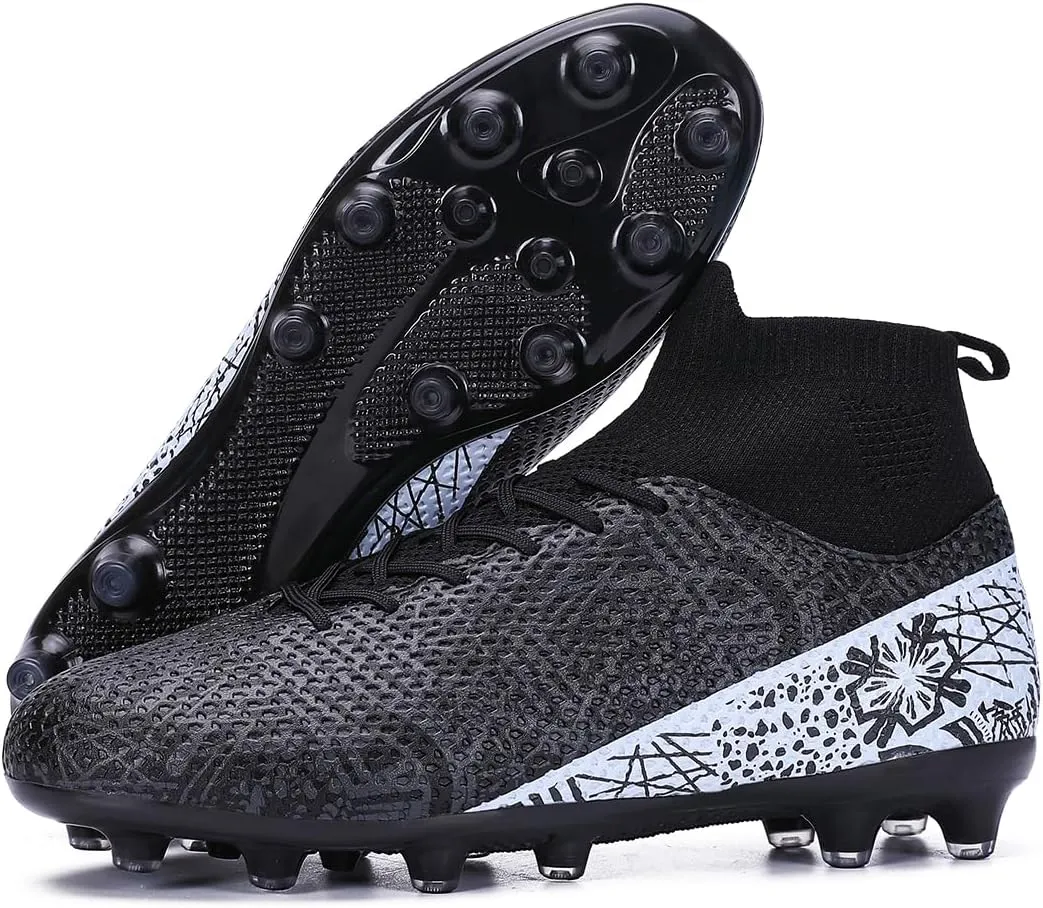 Adult Soccer Cleats Men Lightweight Football Boots Breathable Professional Sneaker Sport Athletic Ground Football Shoes