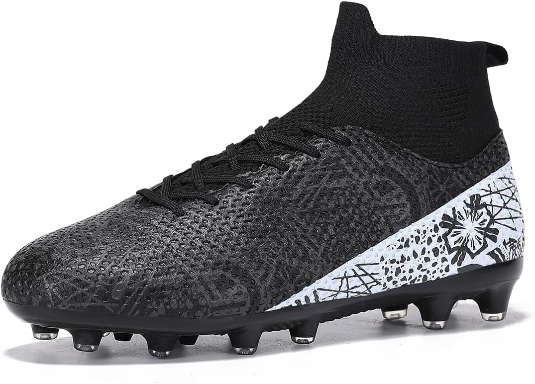 Adult Soccer Cleats Men Lightweight Football Boots Breathable Professional Sneaker Sport Athletic Ground Football Shoes