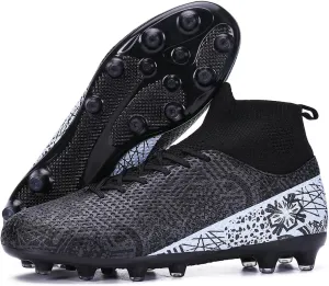 Adult Soccer Cleats Men Lightweight Football Boots Breathable Professional Sneaker Sport Athletic Ground Football Shoes