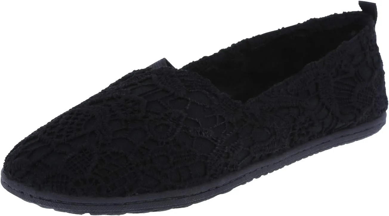 Airwalk Women's Black Crochet Women's Dream Slip-On 5.5 Regular