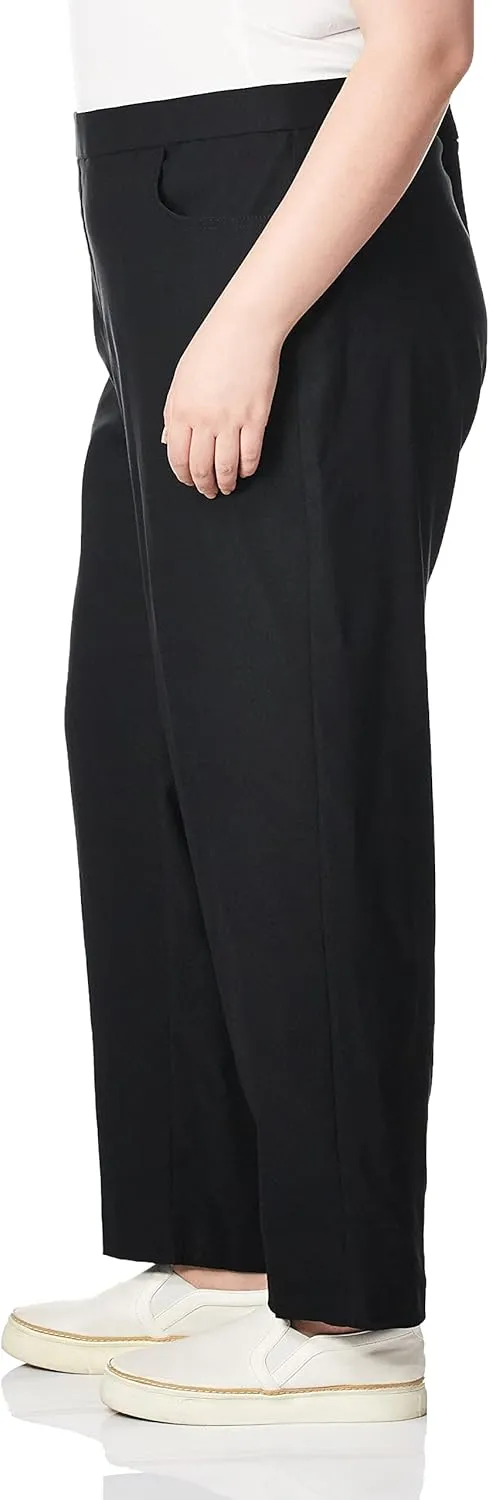 Alfred Dunner Women's Allure Slimming Missy Short Stretch Pants Modern Fit