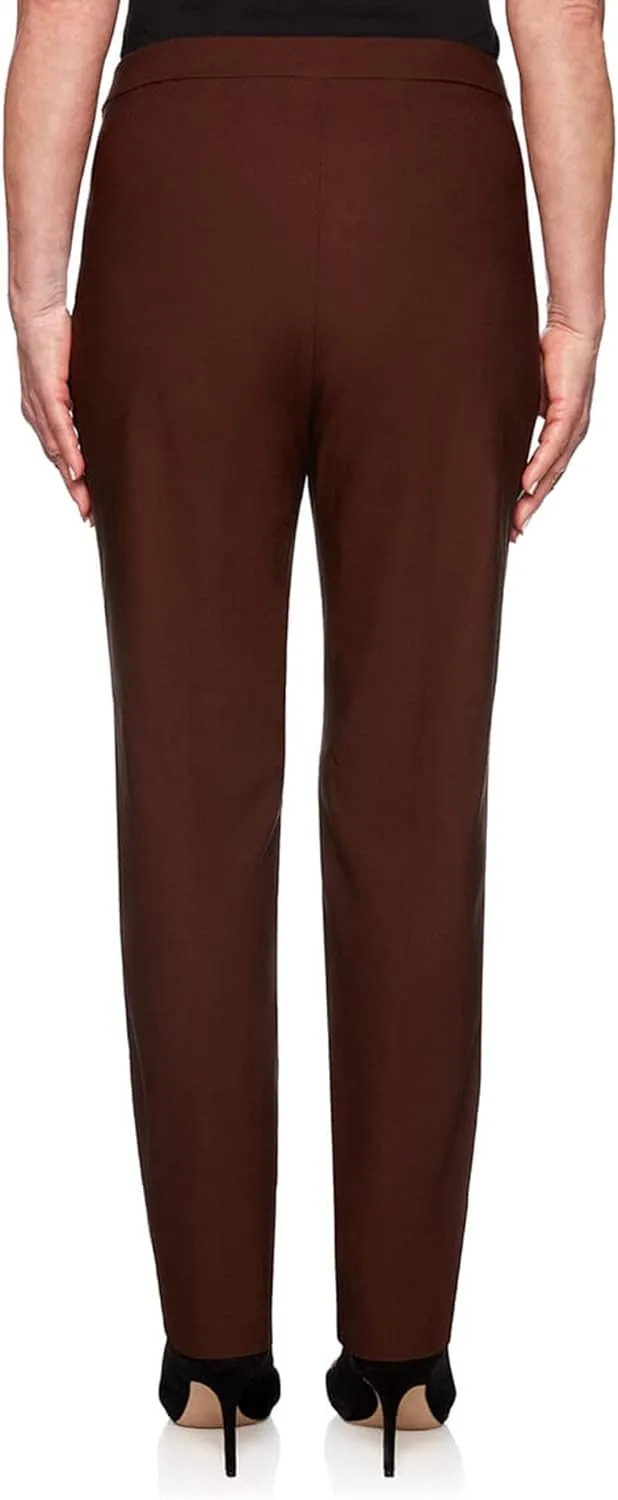 Alfred Dunner Women's Missy Short Stretch Pants
