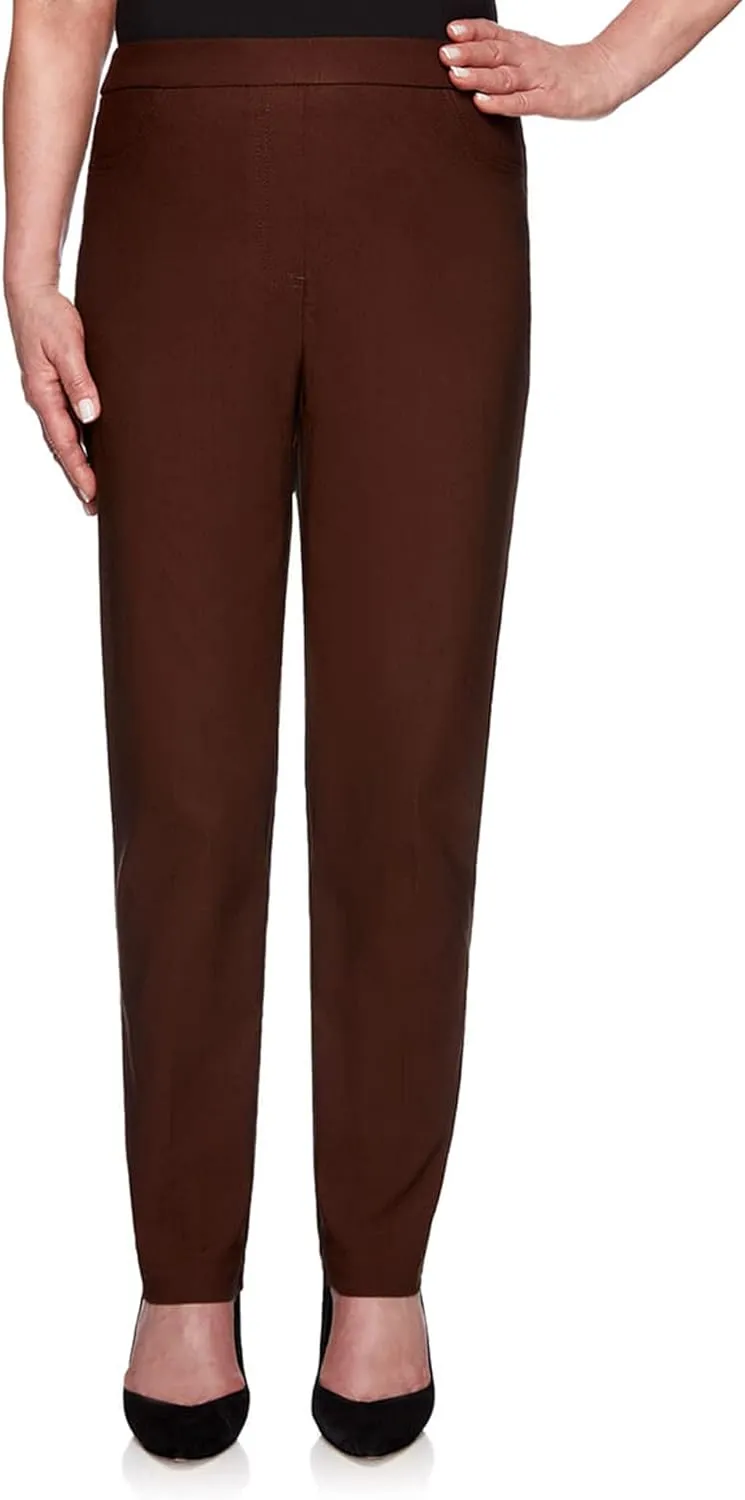 Alfred Dunner Women's Missy Short Stretch Pants