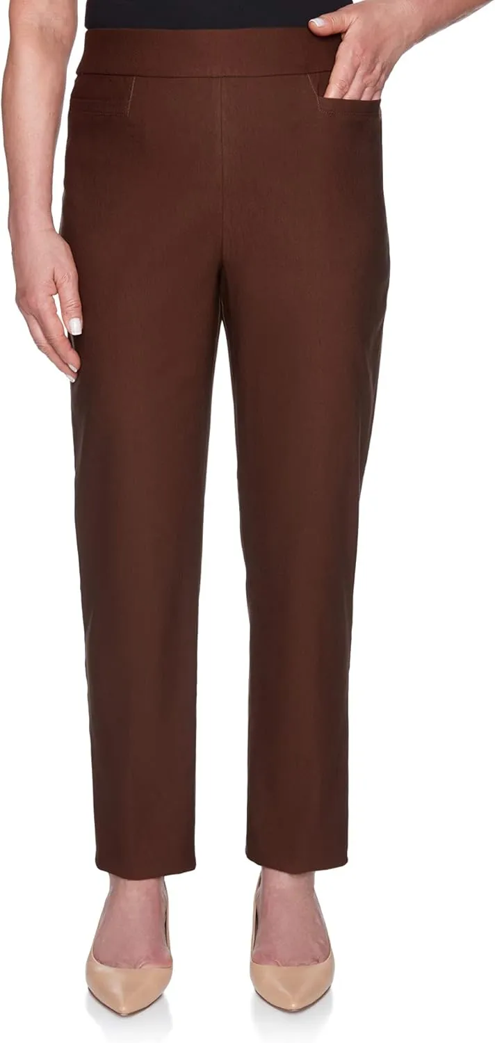 Alfred Dunner Women's Missy Short Stretch Pants