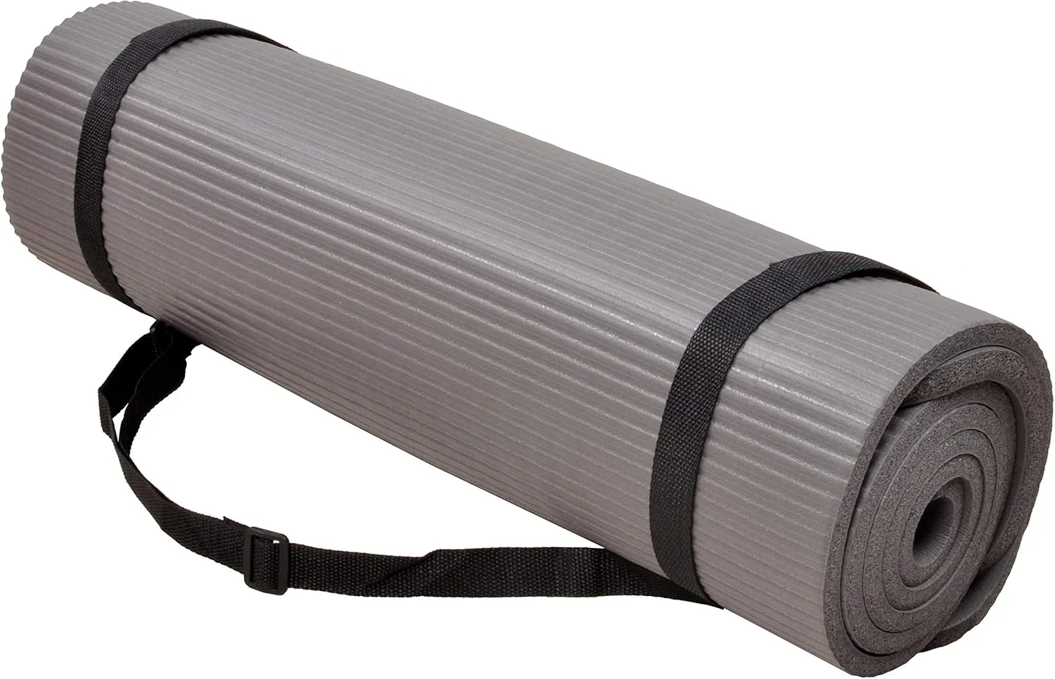 All Purpose 1/2-Inch Extra Thick High Density Anti-Tear Exercise Yoga Mat and Knee Pad with Carrying Strap and Optional Yoga Blocks, Multiple