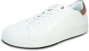 ALLURE-SUITS & TUXEDOS Men Fashion Sneaker AL05 Classic Lace Up Oxford Casual Shoe with Removable Insole for Prom Party and Any Occasions for Prom Party and Any Occasions Black Cognac and White