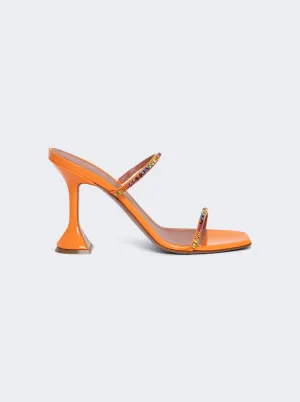 Amina Muaddi Gilda Slipper Sandal ORANGE