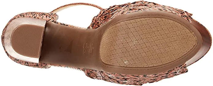 Ankle Platform Dessie Jessica Sandals Heeled Massive price drop Caramel Tan Ultra Simpson Overnight delivery Strap