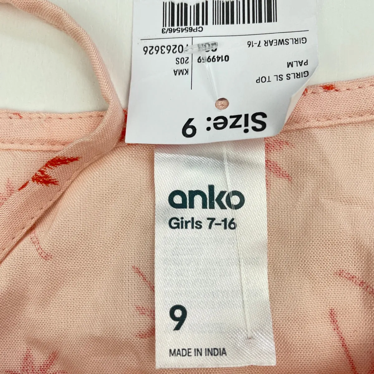 Anko lightweight summer top, size 9, BNWT