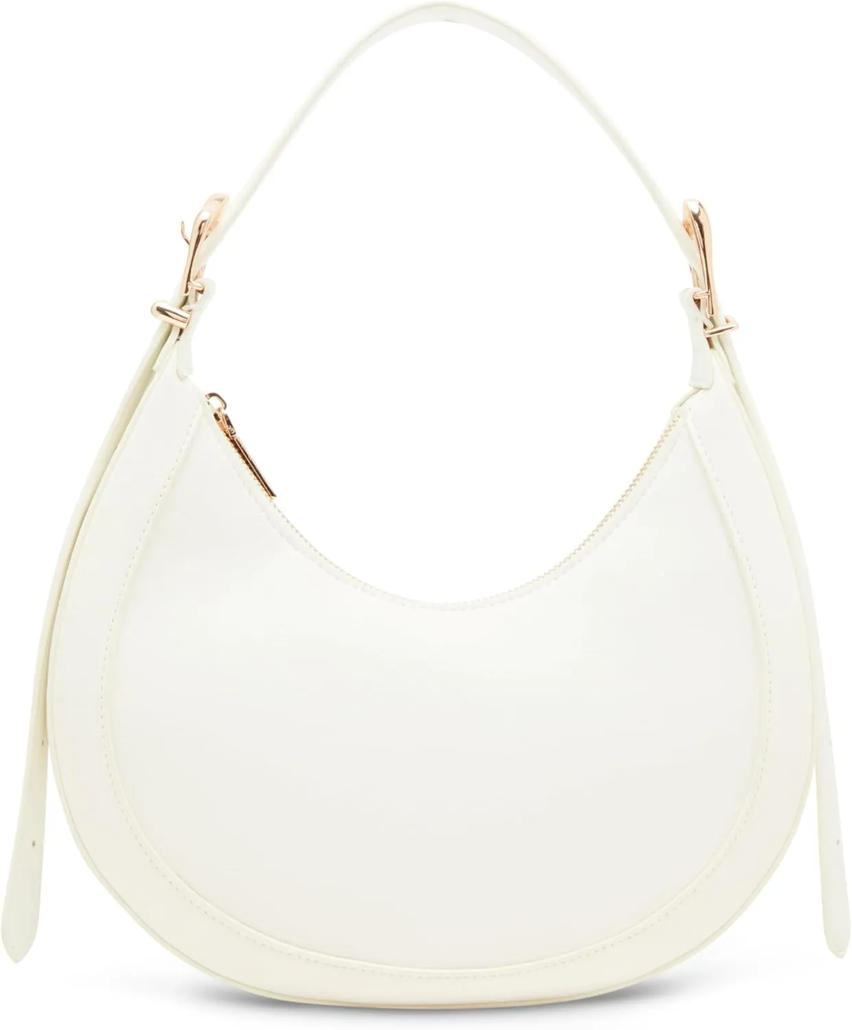 Anne Klein Sculpted Buckle Crescent Shoulder Bag