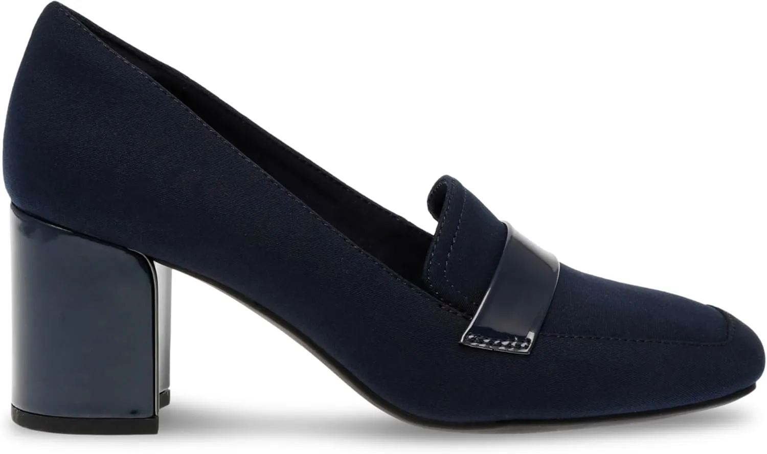 Anne Klein Womens Telepathy Slip-On Loafer Heels