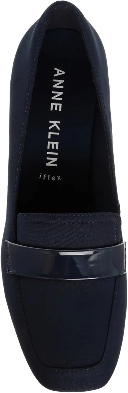 Anne Klein Womens Telepathy Slip-On Loafer Heels
