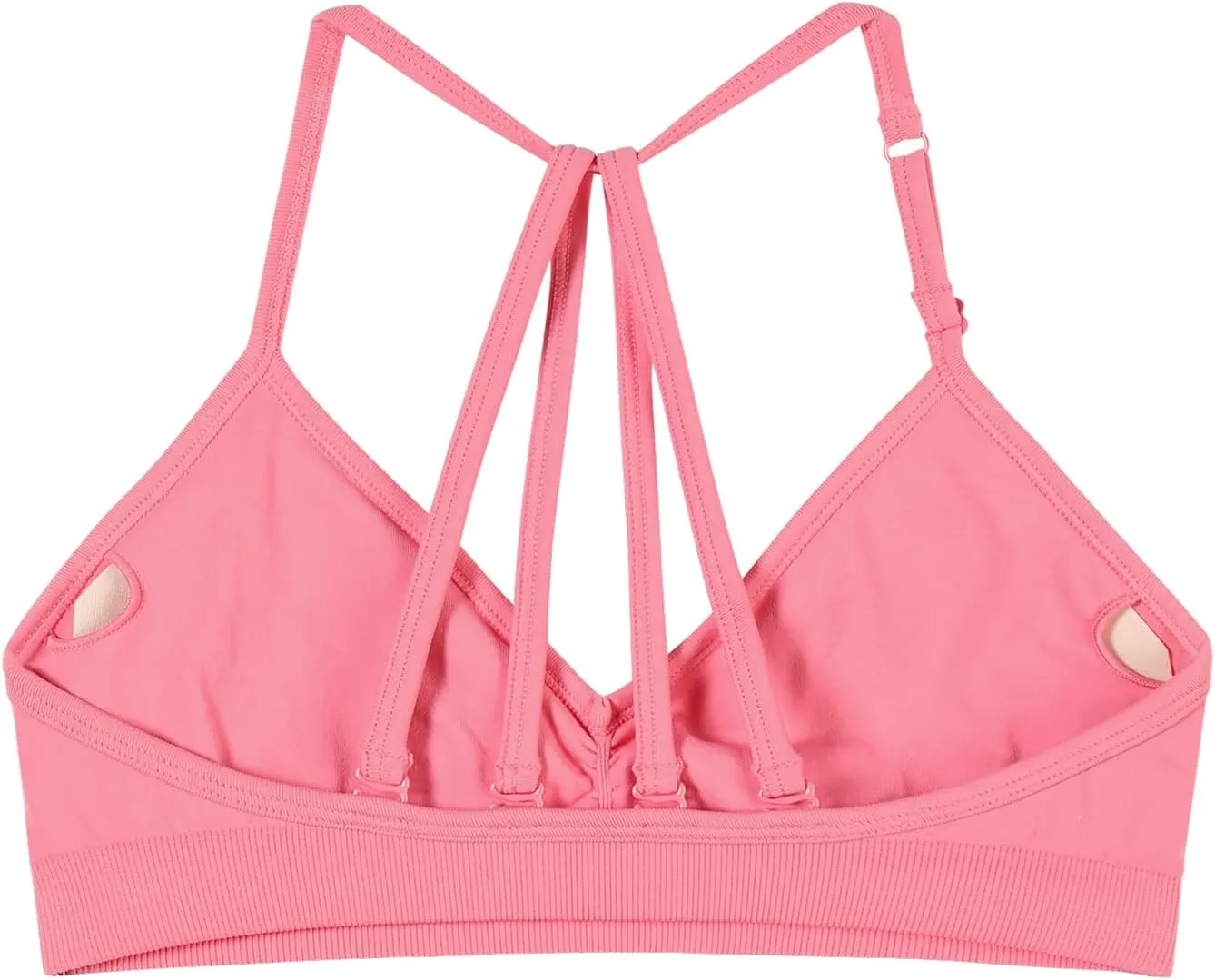 AUROLA Mercury Workout Sports Bras Women Athletic Removable Padded Backless Strapy Minimal Crop Top