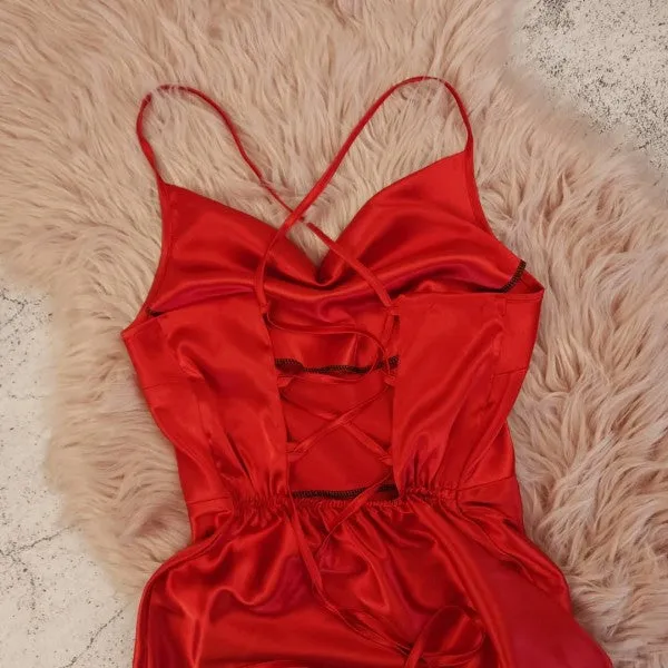Back Tie Strap Maxi