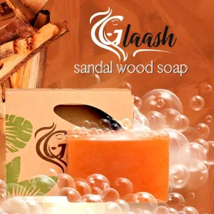 BAR Site-wide sale SOAP ORGANIC SANDALWOOD GLAASH Don't wait 100GM