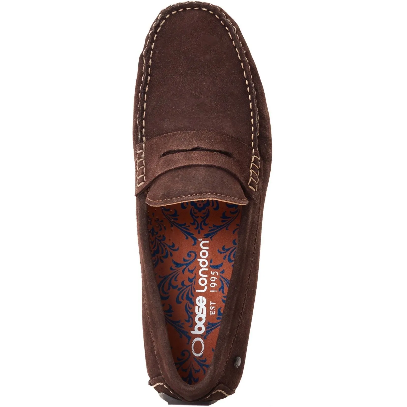 Base London Collins Leather Men's Dark Brown Loafers