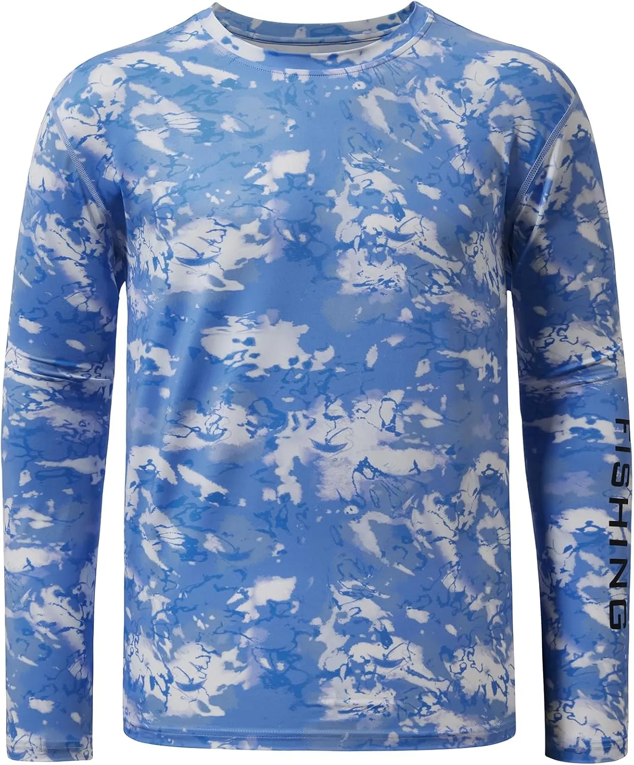 BASSDASH Men’s UPF 50  Camo Long Sleeve Shirts Quick Dry Lightweight Performance Shirt for Outdoors Fishing Hiking