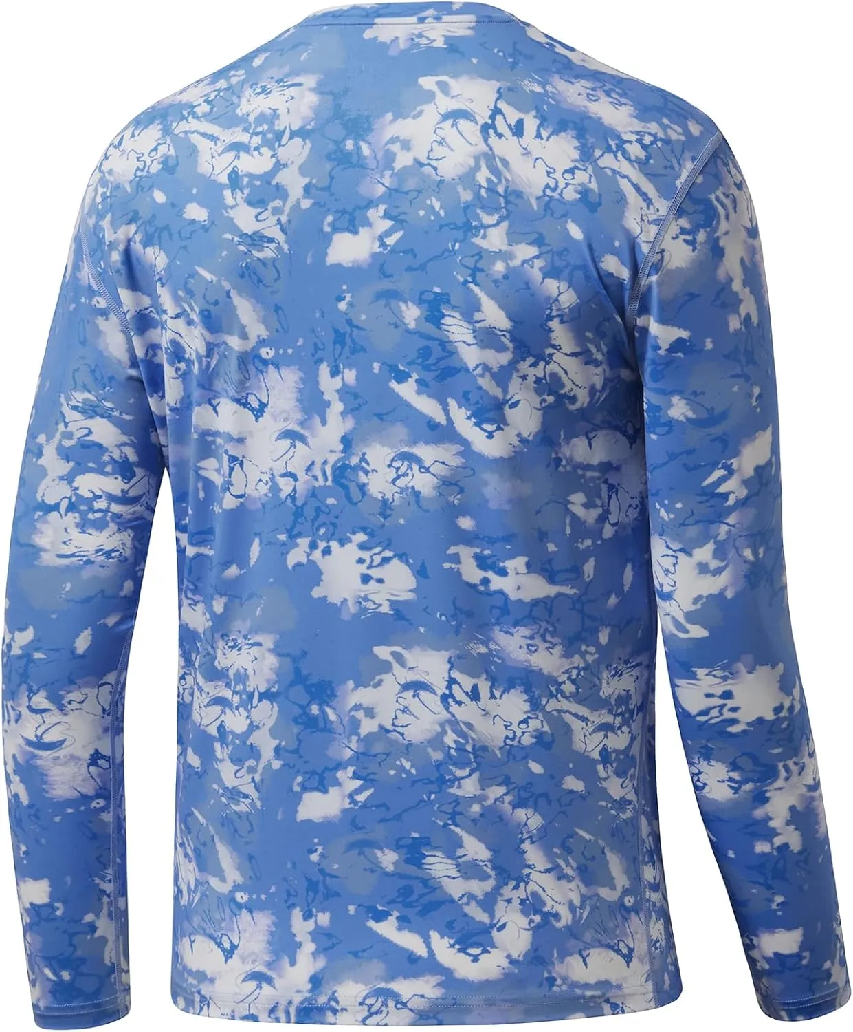 BASSDASH Men’s UPF 50  Camo Long Sleeve Shirts Quick Dry Lightweight Performance Shirt for Outdoors Fishing Hiking