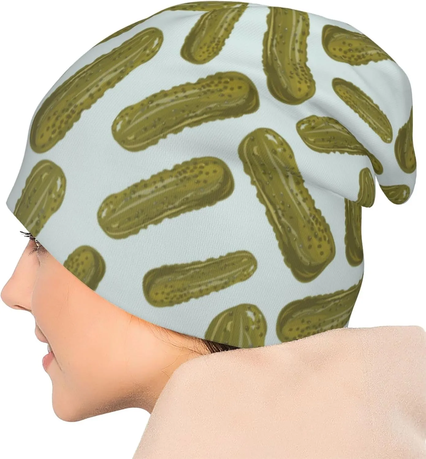 Beanie Hat Slouchy Cap Warm Cancer Headwear Stretch Knitted Hats for Women Men