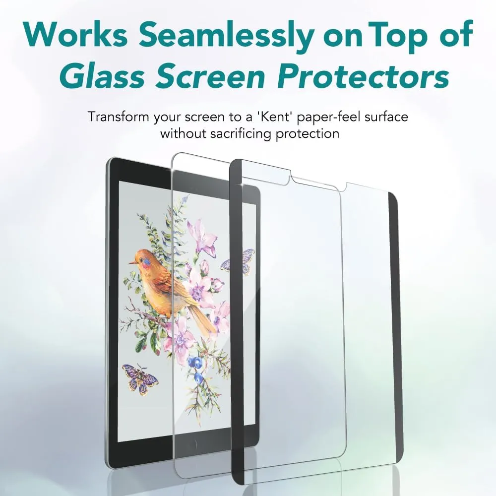 BELLEMOND | Magnetic Kent Paper Screen Protector for iPad - 11” (A16, 2025) & 10.9” (10th Gen, 2022) | Removable & Reusable Matte Film | Reduces Pencil Tip Wear | 1PC