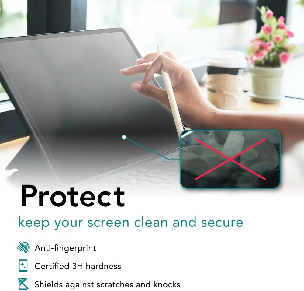 BELLEMOND | Magnetic Kent Paper Screen Protector for iPad - 11” (A16, 2025) & 10.9” (10th Gen, 2022) | Removable & Reusable Matte Film | Reduces Pencil Tip Wear | 1PC