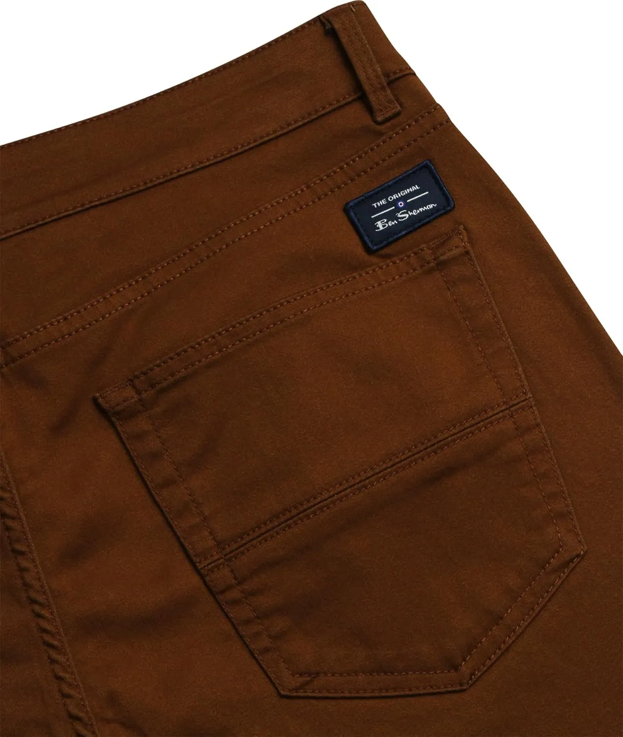 Ben Sherman Men's Pants - Lightweight Comfortable Stretch Fit Flat Front Casual Dress Pants - Chino Pants for Men