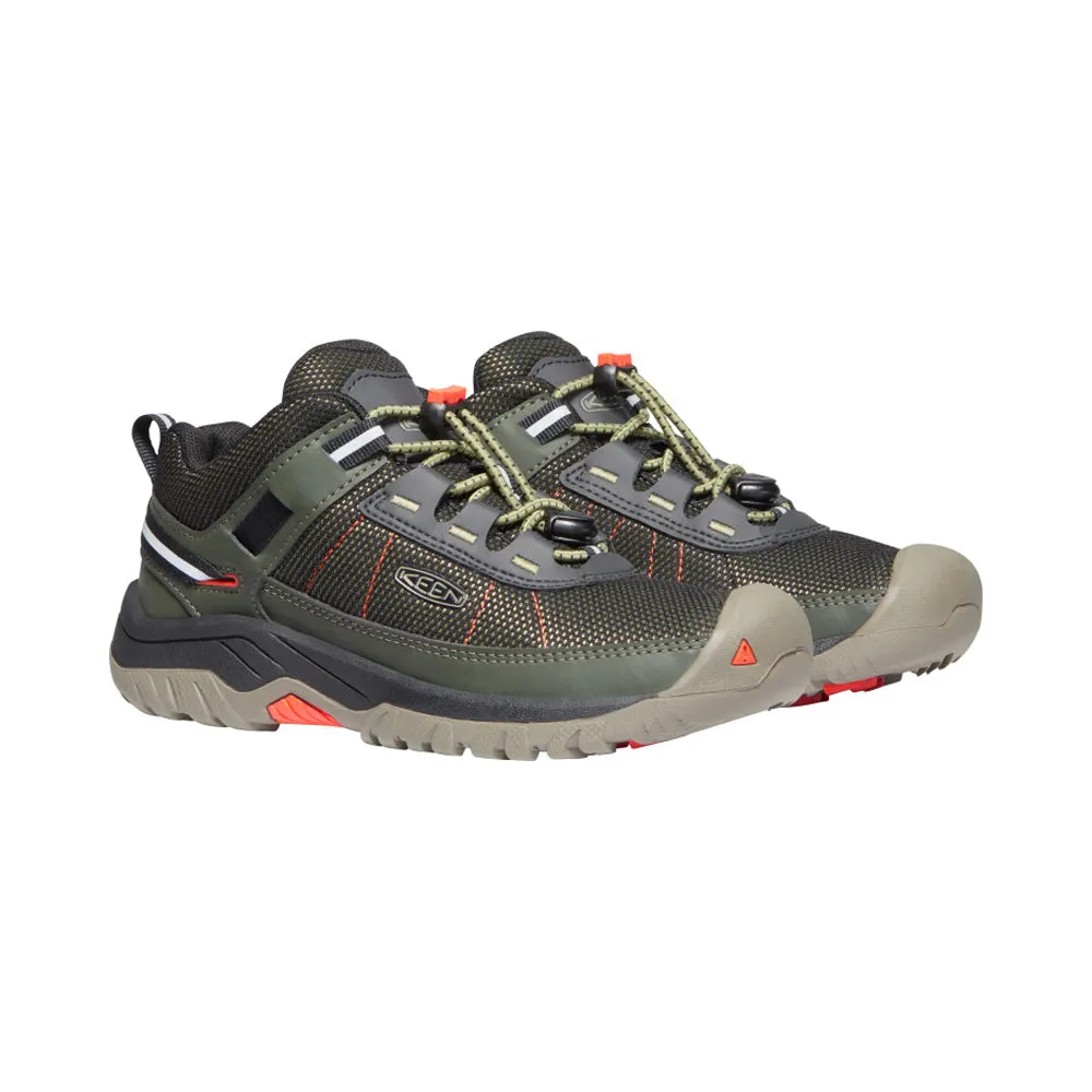Big Kids' Targhee Sport Vent Shoe - Olive Drab/Safety Orange