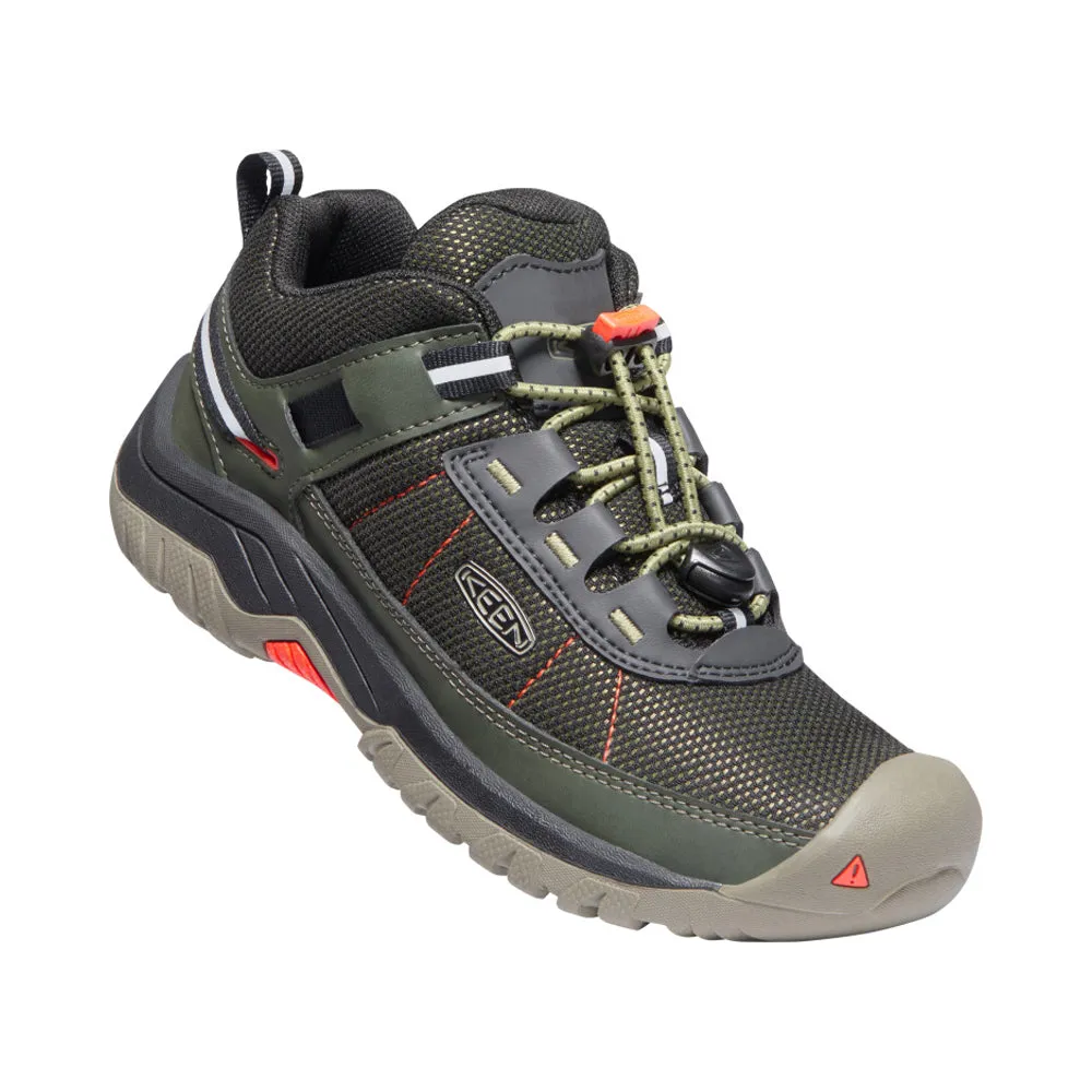 Big Kids' Targhee Sport Vent Shoe - Olive Drab/Safety Orange