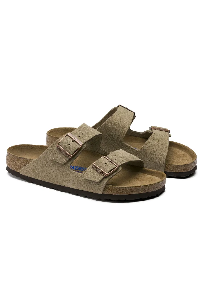 Birkenstock Arizona Soft Footbed Narrow Width in Taupe