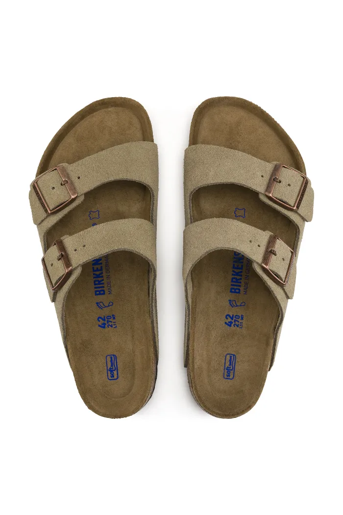 Birkenstock Arizona Soft Footbed Narrow Width in Taupe