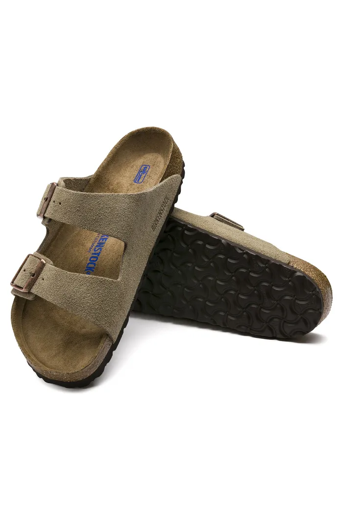 Birkenstock Arizona Soft Footbed Narrow Width in Taupe