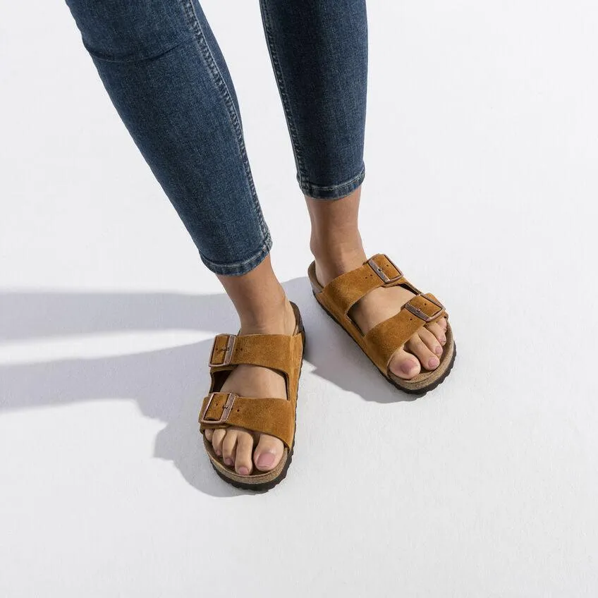 Birkenstock Arizona Suede Soft Footbed