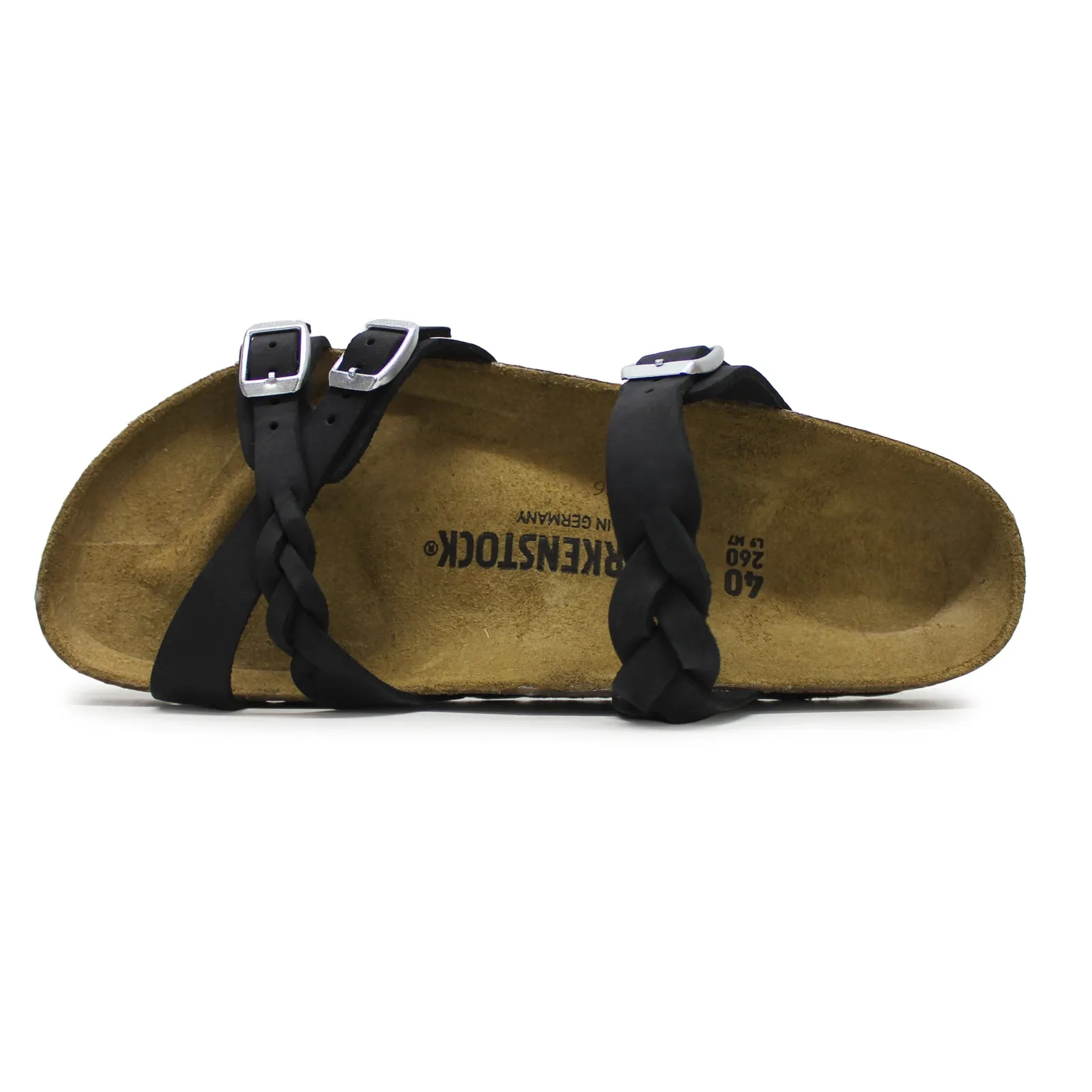 Birkenstock Franca Braided Oiled Leather Unisex Casual Sandals - UK 7.5 - US 10 Women / 8 Men - EU 41