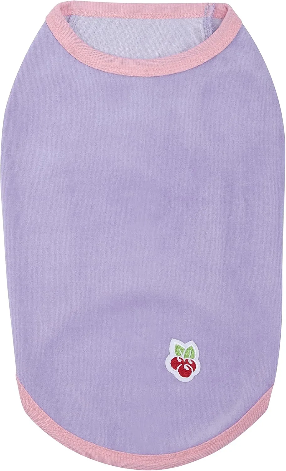 Blueberry Pet Pack of 2 Soft & Comfy Perfect Wardrobe Essential Everyday Cotton Blend Dog Pajamas & Tank Top T Shirts, Back Length 12", Clothes for Dogs