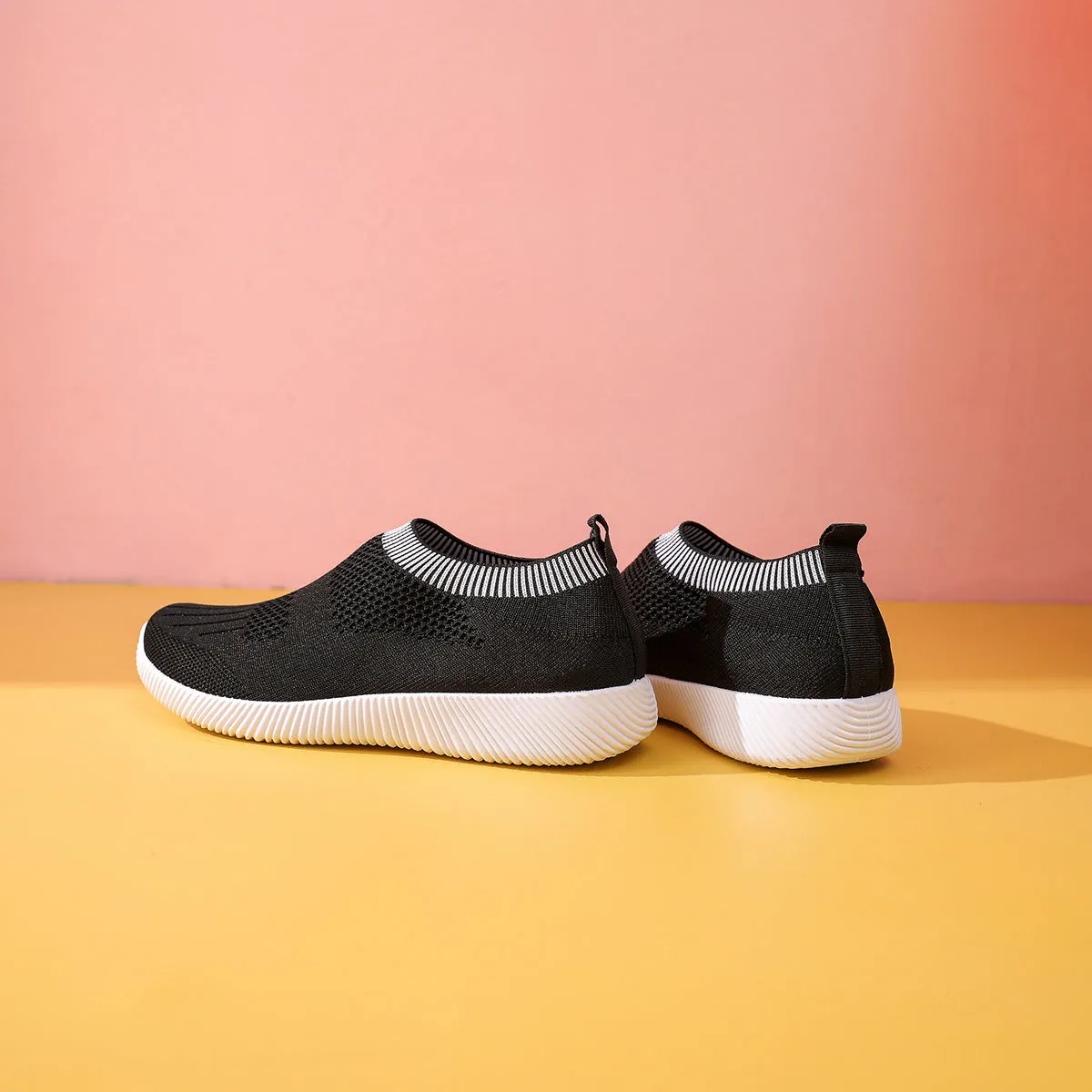BREATHABLE EASY SLIP ON CASUAL SHOES 4552