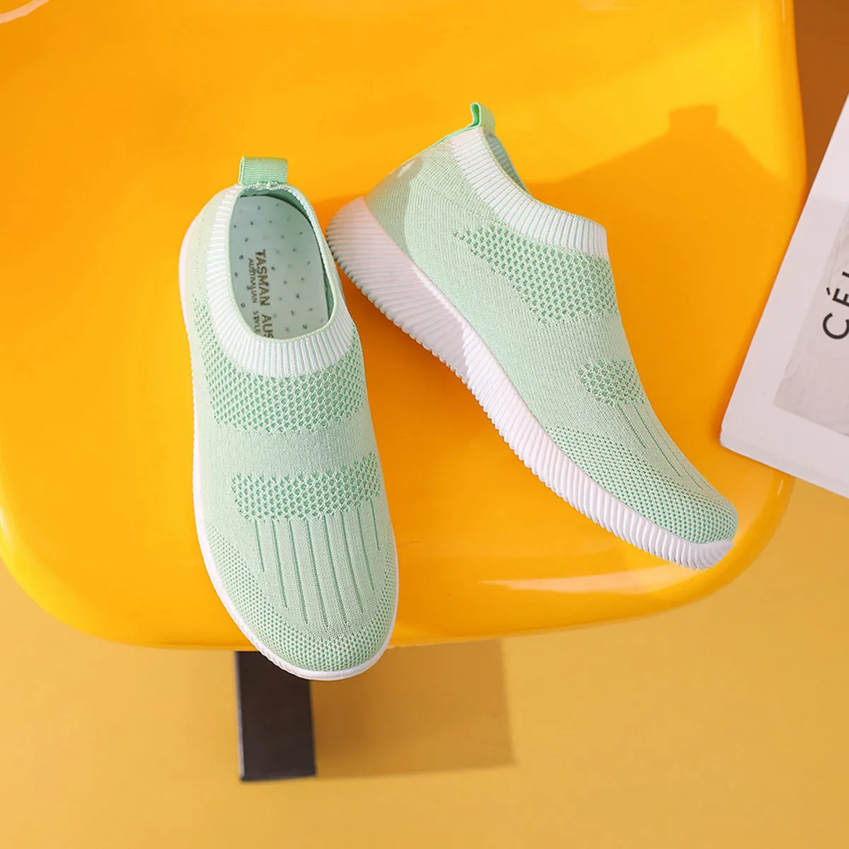 BREATHABLE EASY SLIP ON CASUAL SHOES 4552