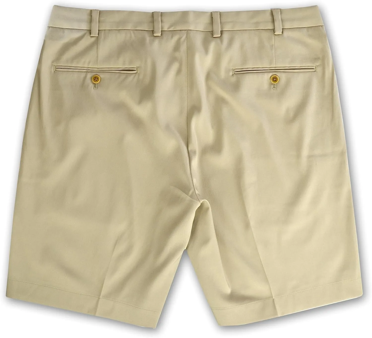 Brooks Brothers Mens 9" Inseam Lightweight Polyester Blend Flat Front Casual Golf Shorts,