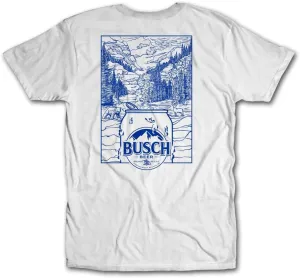 Busch Outdoor Fresh from The Mountain Stream Beer Unisex Graphic T-Shirt