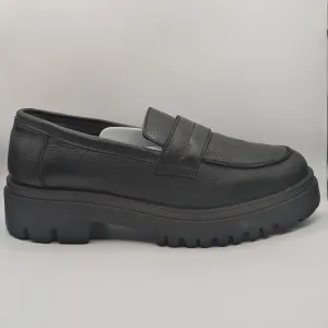 Cafe Moda Comfort® Chunky Loafers – Leather – Black Size: UK 4 / EU 37 / US 6