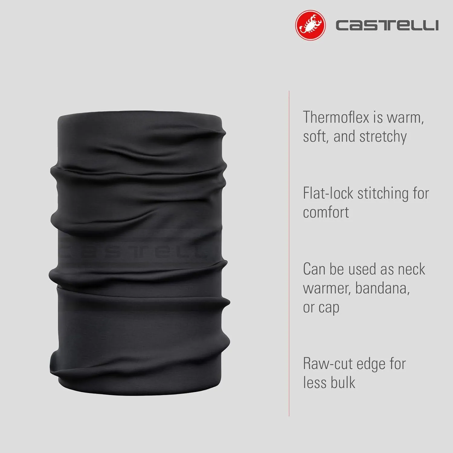 CASTELLI Men’s Pro Thermal 2 Skully, Lightweight Fleece Insulating, Helmet Compatible Road Cycling & Gravel Biking Cap