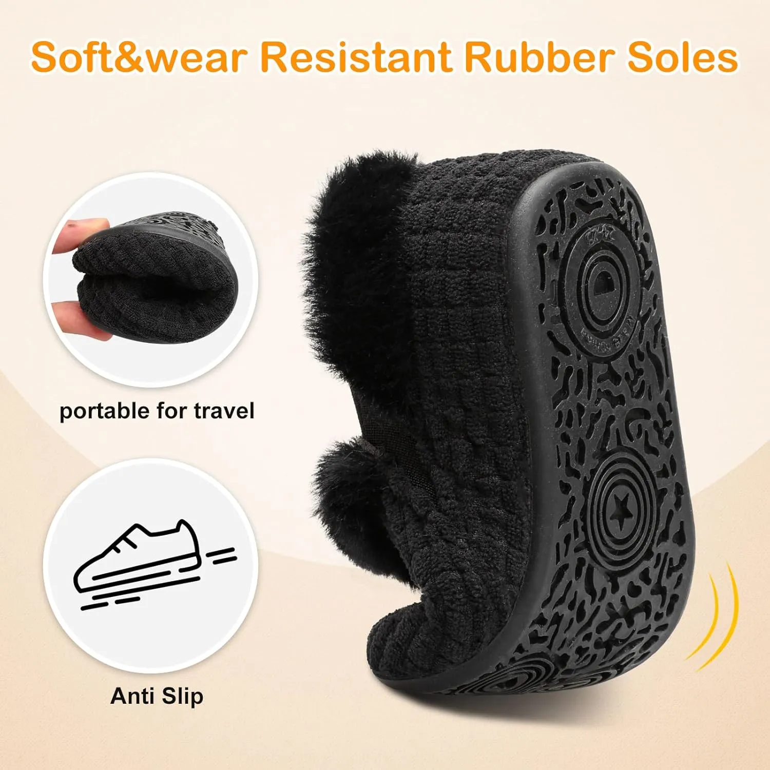 Centipede Demon Toddler Slippers for Boys Girls Slip on Kids Baby Toddlers House Shoes Lightweight Barefoot Furry Sock Shoes Indoor Outdoor Warm Walking Shoe