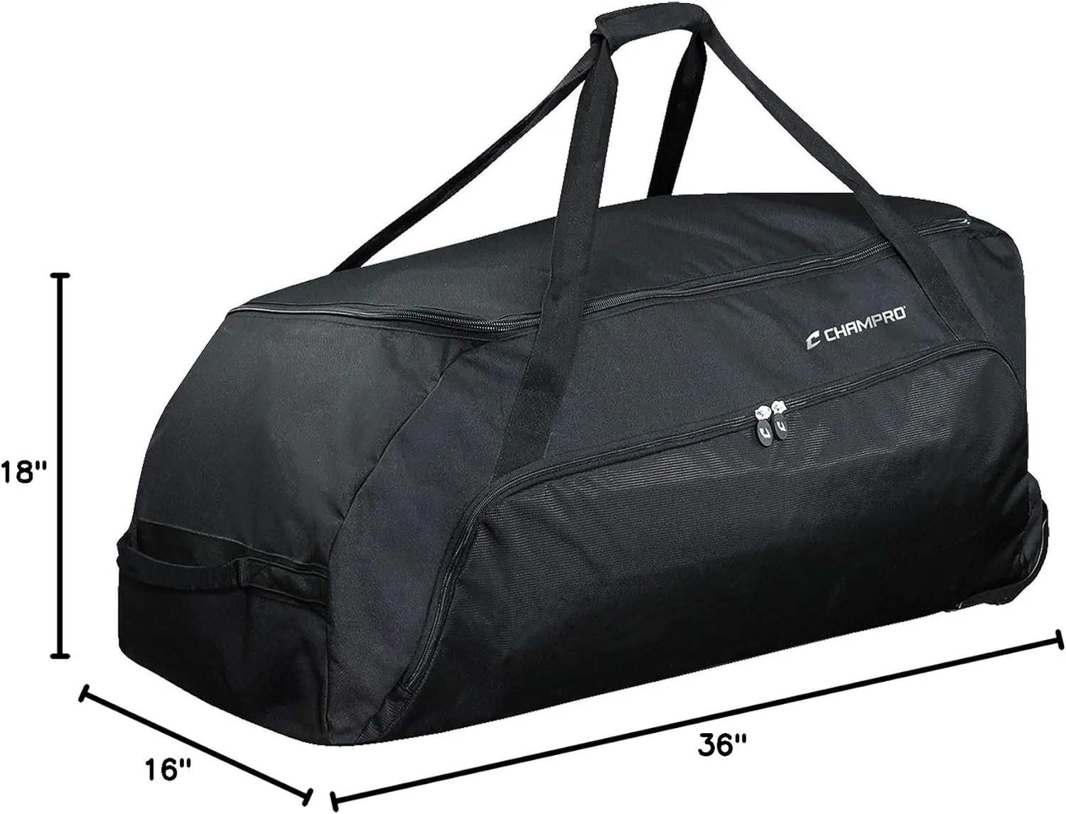 Champro Sports Jumbo All-Purpose Bag On Wheels