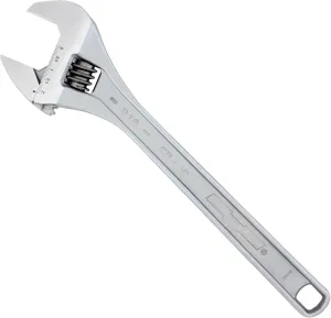 Channellock 818 Adjustable Wrench, Chrome, 18"